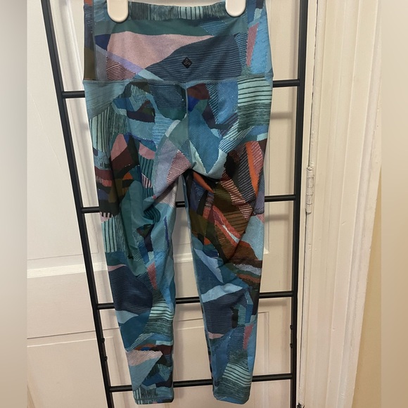 Prana Kimble printed 7/8 legging Peacock Mixer NWT - Picture 2 of 13